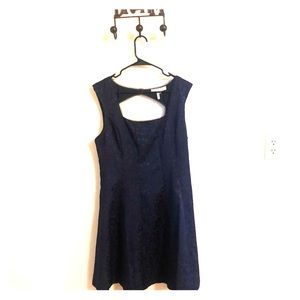 Max and Cleo Sally blue flare dress